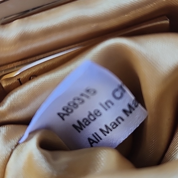 JOAN RIVERS  MESH  GOLD TONE Metal KISS LOCK Evening Cigarette Bag - Picture 4 of 7